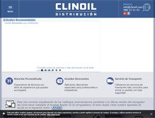 Tablet Screenshot of clinoil.com